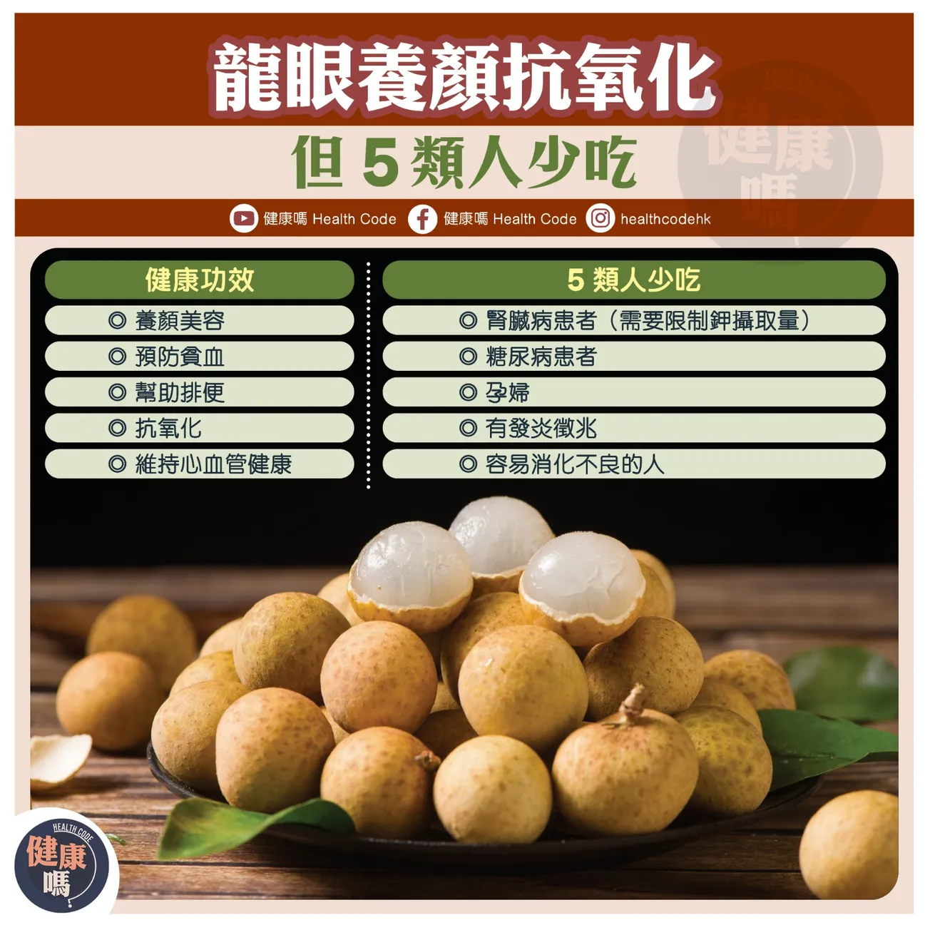 龍眼養顏抗氧化 但 5 類人應少吃