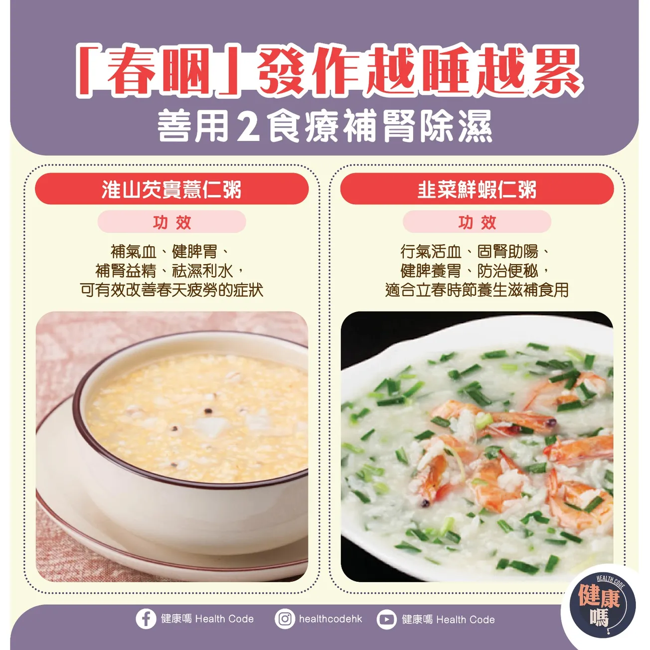 「春睏」發作越睡越累 善用 2 食療補腎除濕